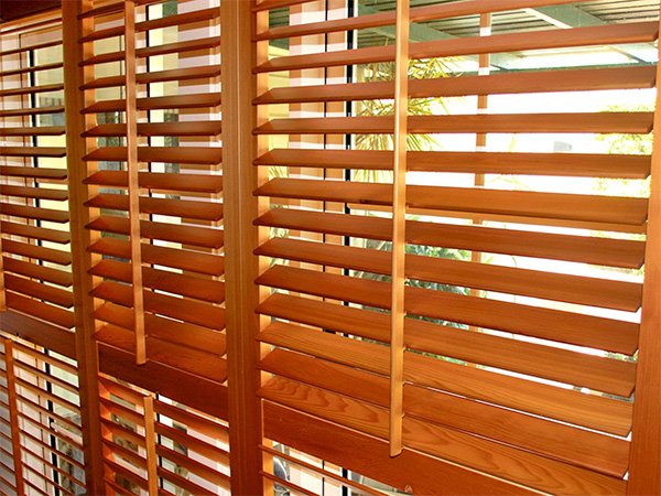 basswood timber shutters