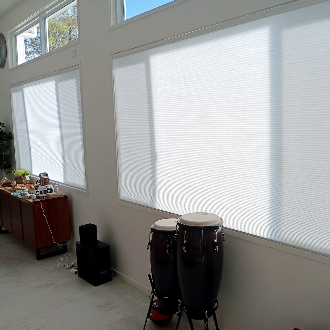 motorised honeycomb blinds figtree pocket brisbane